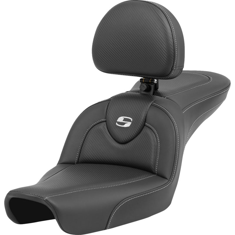 Saddlemen Roadsofa Plain Sadel till Harley