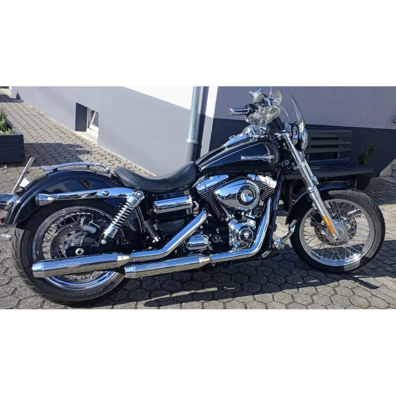 Miller Nebraska Euro 3/4 Slip-On Ljuddämpare till Harley