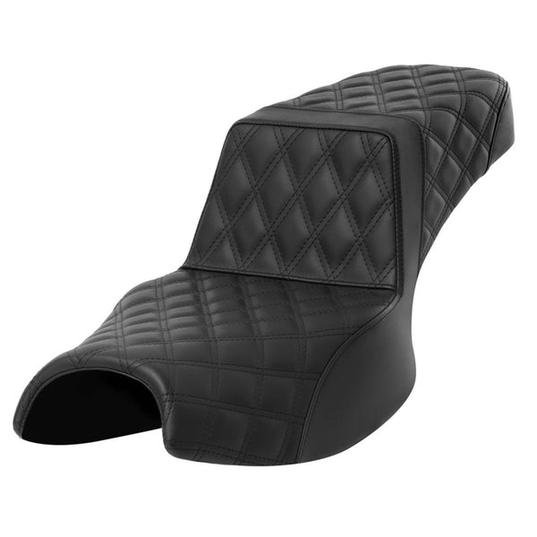 Saddlemen Step-Up Extended Reach Lattice Stitch Sadel till Indian