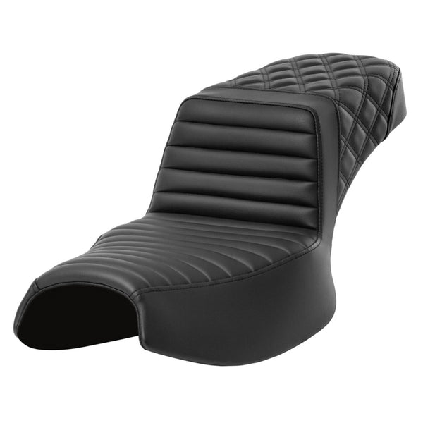 Saddlemen Step-Up Extended Reach Tuck-n-Roll / Lattice Stitch Sadel till Indian