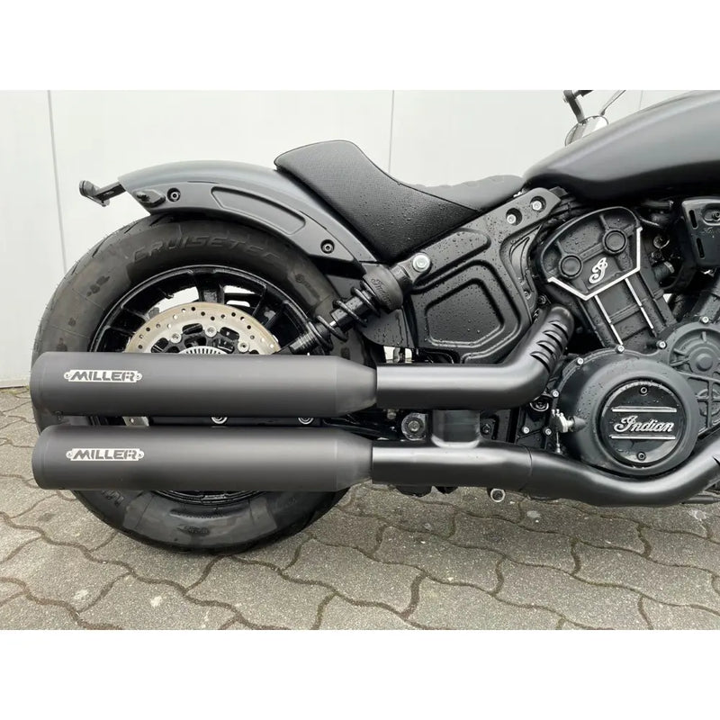 Miller Yuma Euro 3/4/5 Slip-On Ljuddämpare till Indian