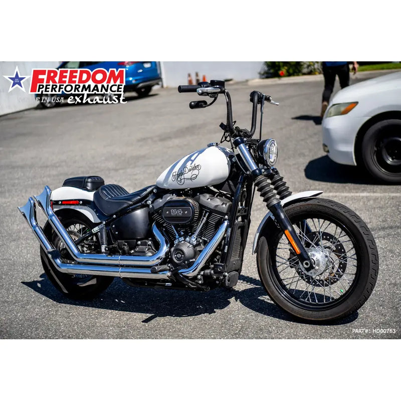 Freedom Performance Upsweep Sharktail Avgassystem till Harley