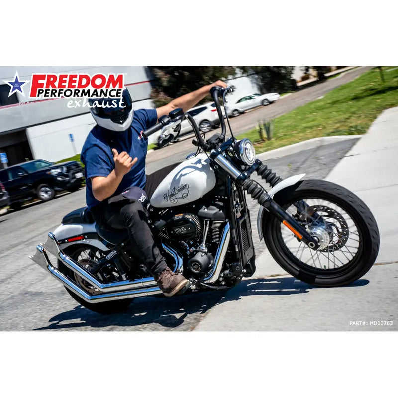 Freedom Performance Upsweep Sharktail Avgassystem till Harley