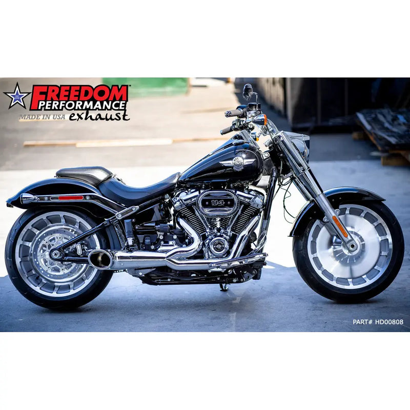 Freedom Performance Shorty Turn Out 2-till-1 Avgassystem till Harley