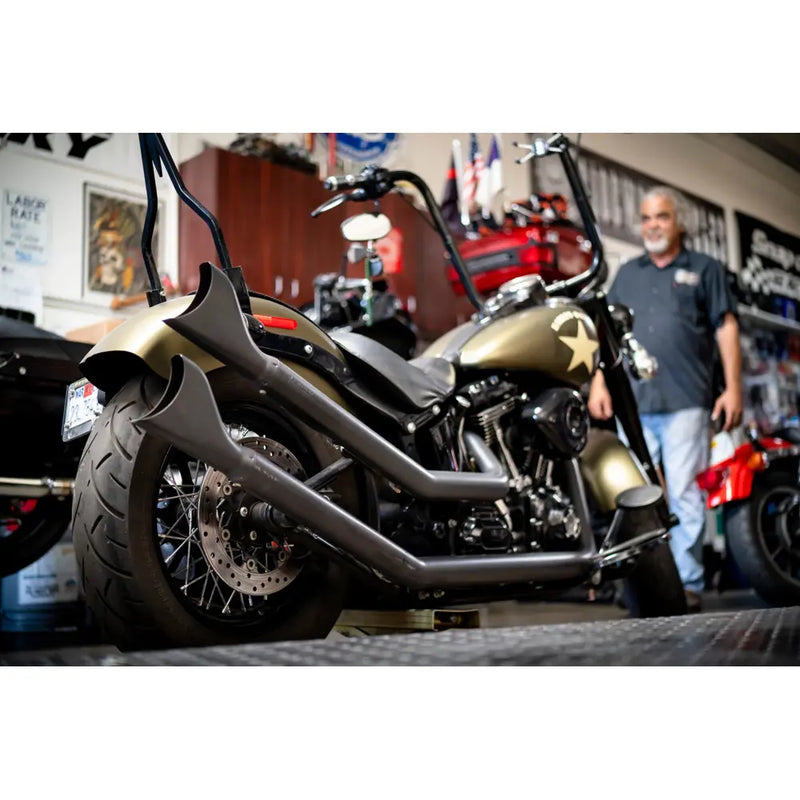 Freedom Performance Upsweep Sharktail Avgassystem till Harley