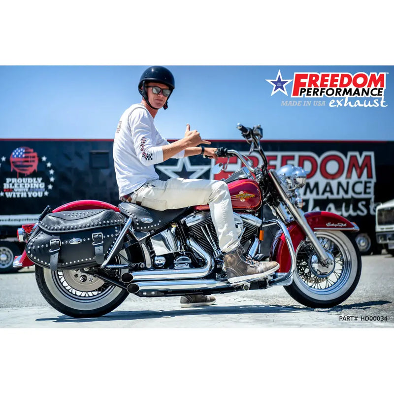 Freedom Performance Declaration Turn Outs Avgassystem till Harley