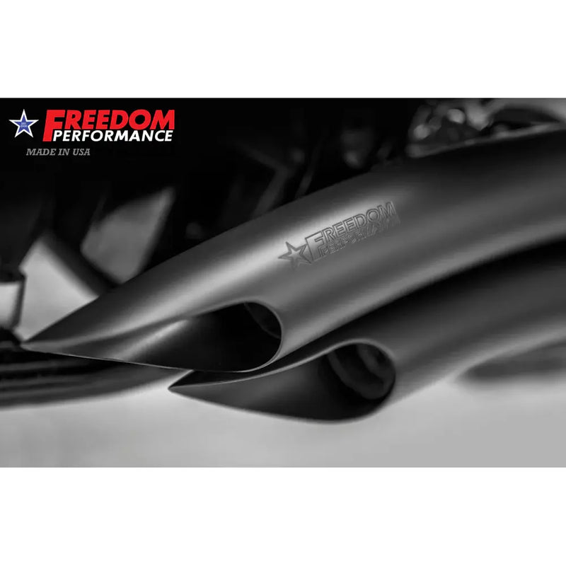 Freedom Performance Sharp Curve Radius Scallop Avgassystem till Harley