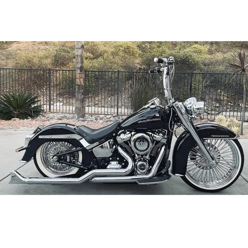 Freedom Performance Sharktail True Duals Avgassystem till Harley