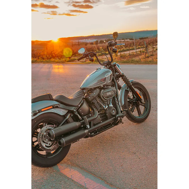 Black Duck Bombardier EC Euro-godkända Slip-On Ljuddämpare till Harley