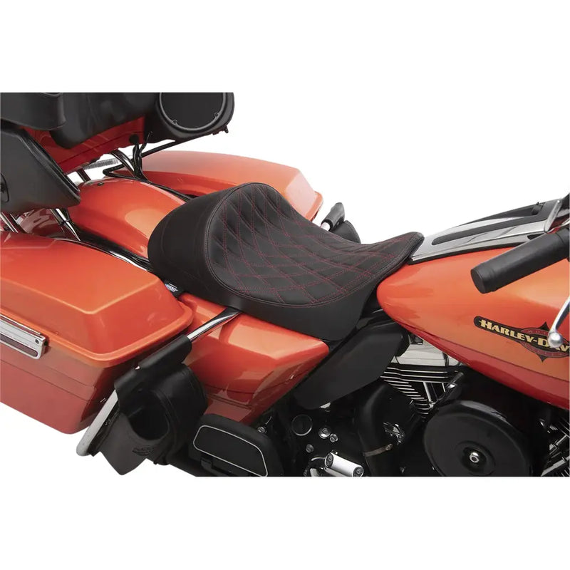 Drag Specialties EZ-ON Low Profile Forward Solo Sadel till Harley