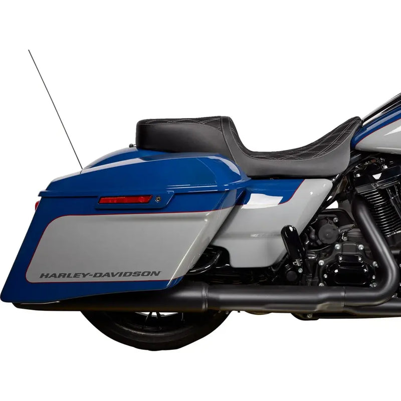 Drag Specialties Performance Predator 2-Up Sadel till Harley