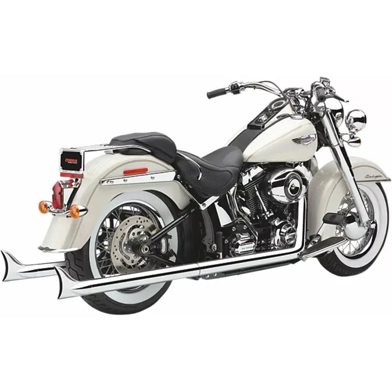 Cobra Bad Hombre Duals Fishtail Avgassystem till Harley