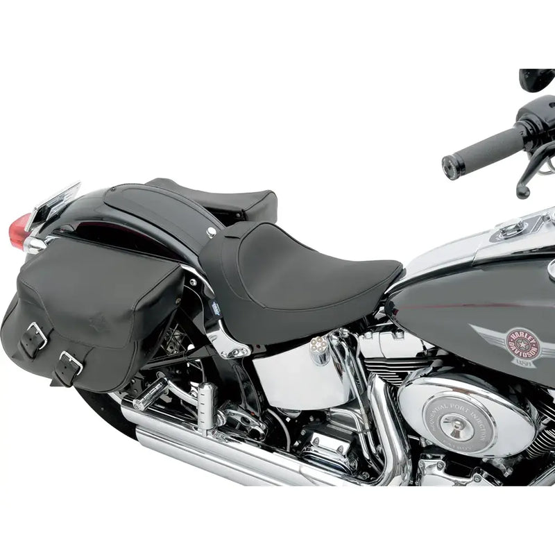 Drag Specialties Ryggstödsförberedd Solo Sadel till Harley
