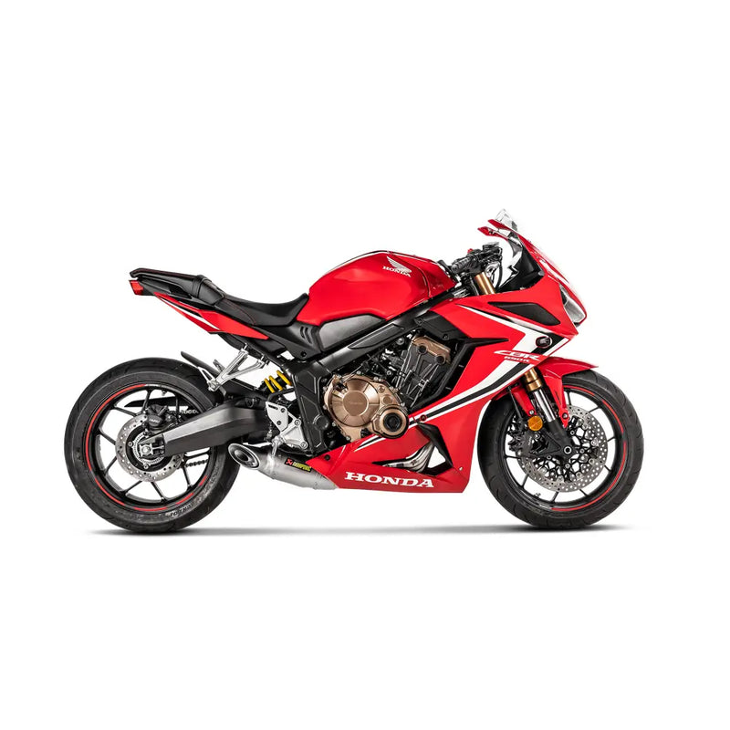 Akrapovic Racing Line Exhaust System for Honda 19-21 CB650R / CBR650R (4-into-1 header with full titanium muffler) (Race only) (S-H6R11-AFT)  - Customhoj