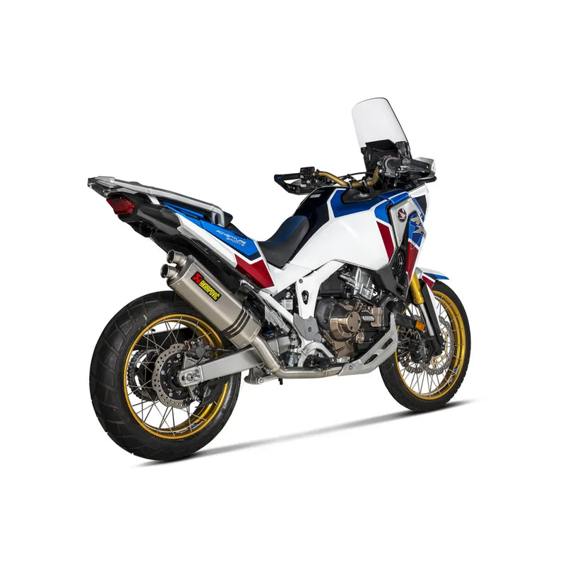 Akrapovic Racing Line Exhaust System for Honda 20-24 CRF1100L Africa Twin Adventure Sports (2-into-1 header with full titanium muffler) (Race only) (S-H11R2-WT/2)  - Customhoj