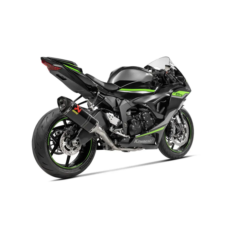 Akrapovic Racing Line Exhaust System for Kawasaki 23-25 Ninja ZX-6R (4-into-1 header with full carbon muffler) (Race only) (S-K6R11-RC/1)  - Customhoj
