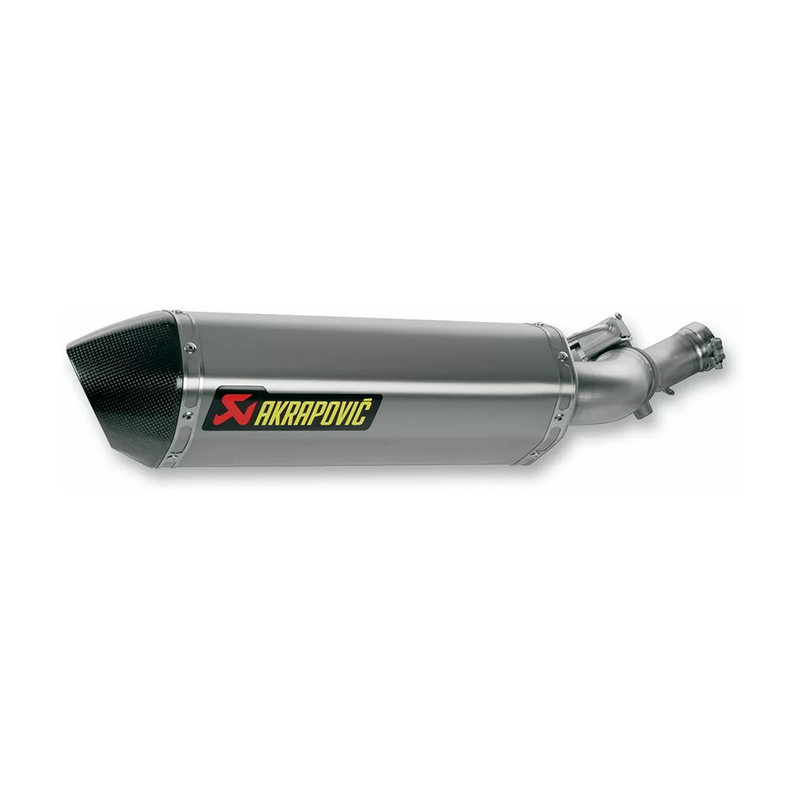 Akrapovic Slip-On Series Muffler for Honda 10-15 VFR1200F (Titanium muffler with carbon end cap) (EC Approval) (S-H12SO1-HRT)