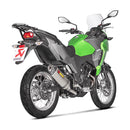 Akrapovic Slip-On Series Muffler for Kawasaki 17-20 Versys-X 250 / 300 (Titanium muffler with carbon end cap) (EC/ECE Approval) (S-K3SO2-HZT)