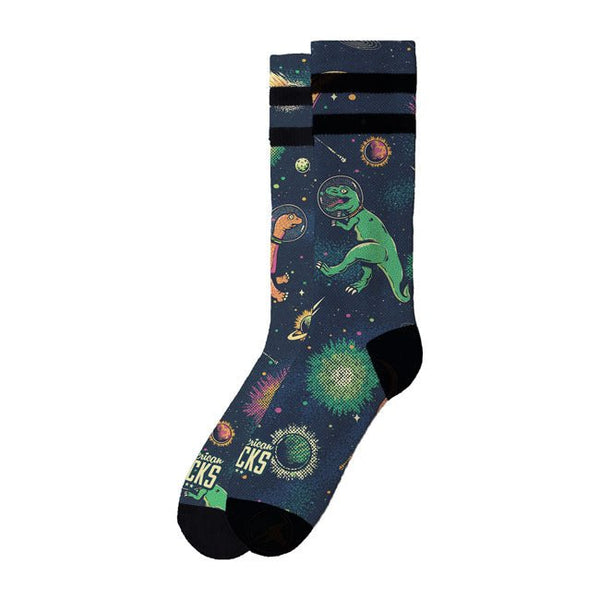 American Socks Space Dino Signature Socks S/M