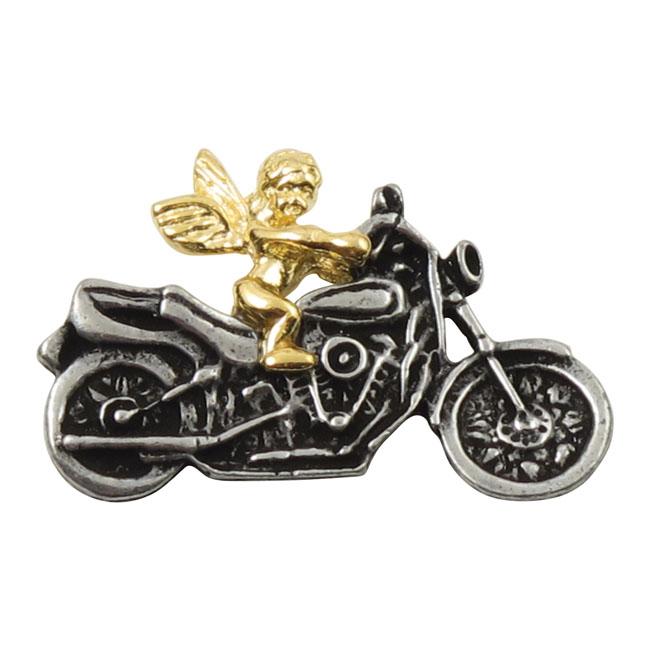 Angel On Bike Pin