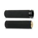 Arlen Ness Knurled Fusion Motorcycle Grips HD Brass