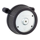 Arlen Ness Stage 1 Big Sucker Round Air Cleaner for Harley 16-22 Sportster XL Forty Eight, Seventy Two, Iron with OEM round air cleaner cover / Black