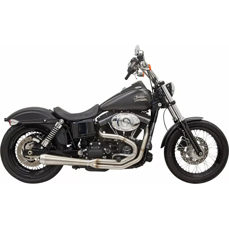 Bassani Road Rage III Rostfritt 2-till-1 Avgassystem till Harley