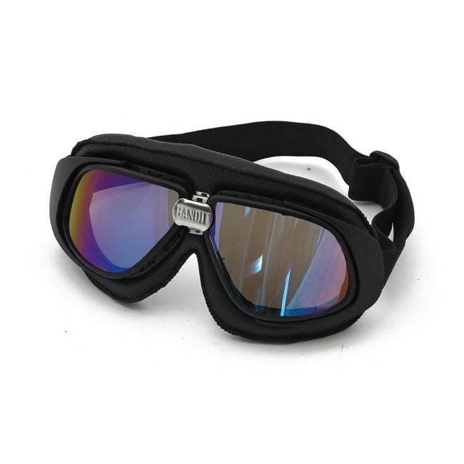Bandit Goggles Iridium / Black Bandit Classic Motorcycle Goggles Customhoj