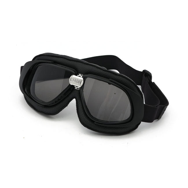 Bandit Goggles Tinted / Black Bandit Classic Motorcycle Goggles Customhoj