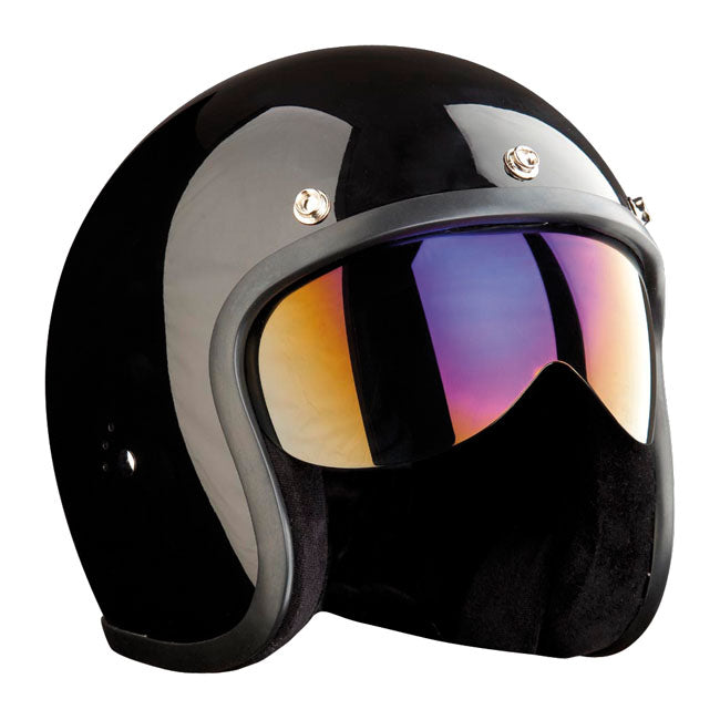 Bandit Visor Iridium Bandit Small Visor for Open Helmets Customhoj