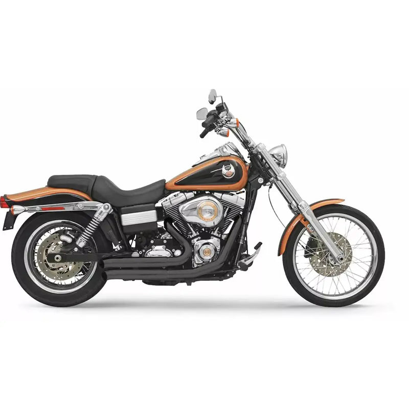 Bassani Fire Sweep Turn Out Exhaust System for Harley 06-17 Dyna (excl. FLD) / Black  - Customhoj