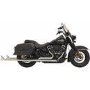 Bassani Fishtail True Dual Exhaust System for Harley 18-24 Softail Deluxe / Heritage Classic / Chrome / 39"  - Customhoj