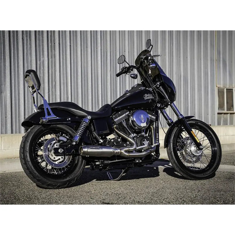 Bassani Ripper Super Bike Stainless 2-into-1 Exhaust System for Harley 06-17 Dyna with mid controls  - Customhoj
