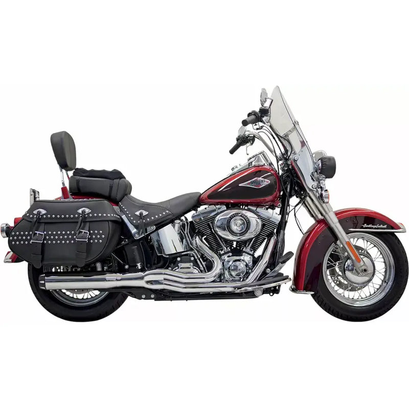 Bassani Road Rage II B1 2-into-1 Exhaust System for Harley 86-17 Softail (excl. Breakout / CVO) / Chrome  - Customhoj