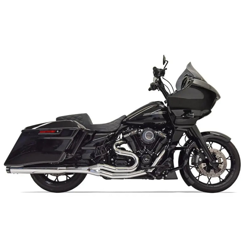 Bassani Road Rage II High Horsepower 2-into-1 Exhaust System for Harley 17-24 Touring (excl. CVO) / Chrome  - Customhoj