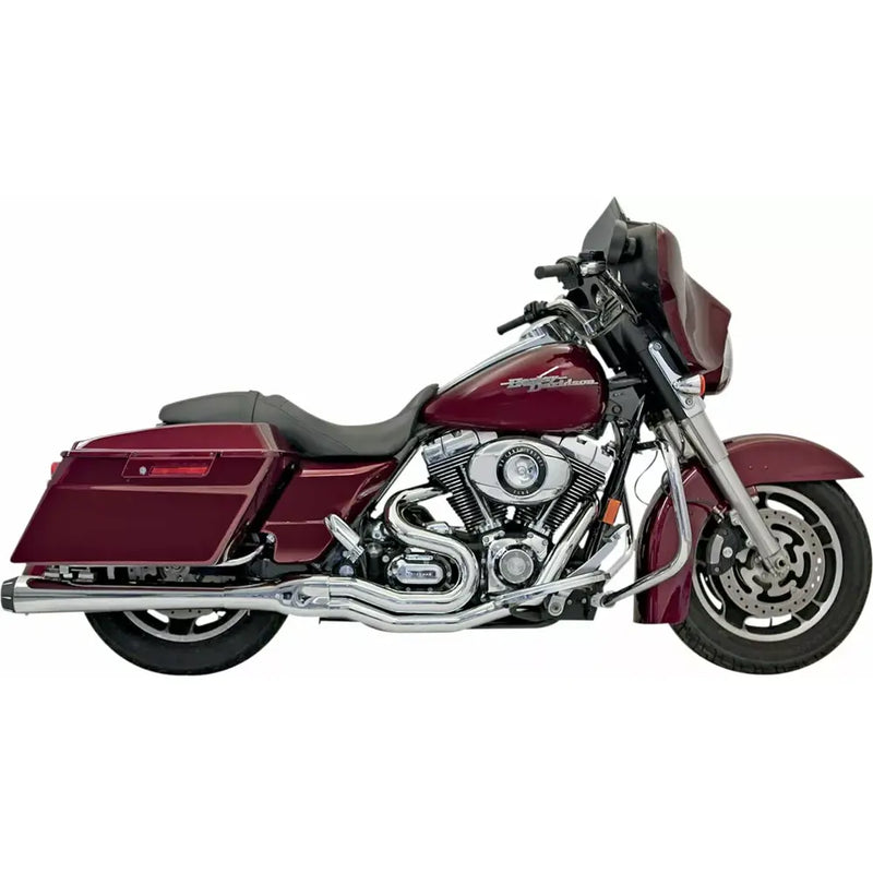 Bassani Road Rage II Mega Power 2-into-1 Exhaust System for Harley 95-16 Touring / Chrome  - Customhoj