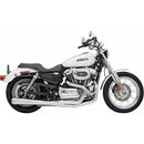 Bassani Road Rage Long Megaphone 2-into-1 Exhaust System for Harley 04-13 XL Sportster / Chrome  - Customhoj