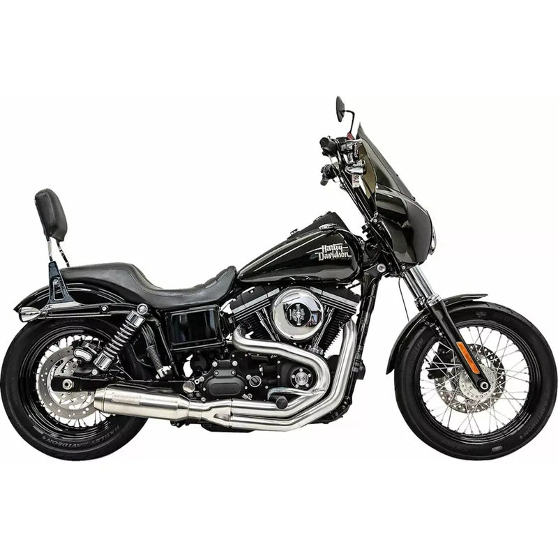Bassani Road Rage Super Bike 2-into-1 Exhaust System for Harley 07-17 Dyna with forward controls  - Customhoj