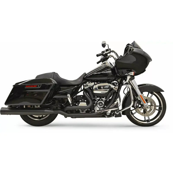 Bassani True Dual Down Under Headers for Harley 17-24 Touring / Black  - Customhoj