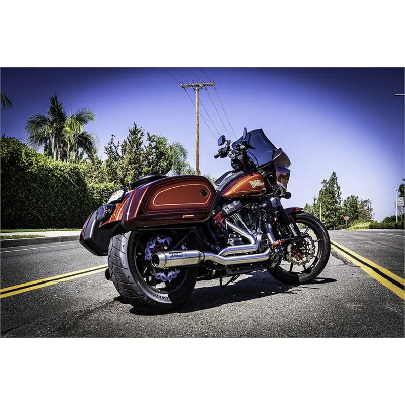 Bassani True Dual Stainless Super Bike Exhaust System for Harley  - Customhoj