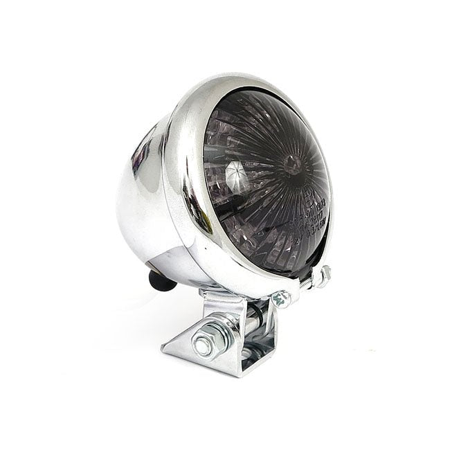 Bates LED Taillight Smoke Lens Chrome