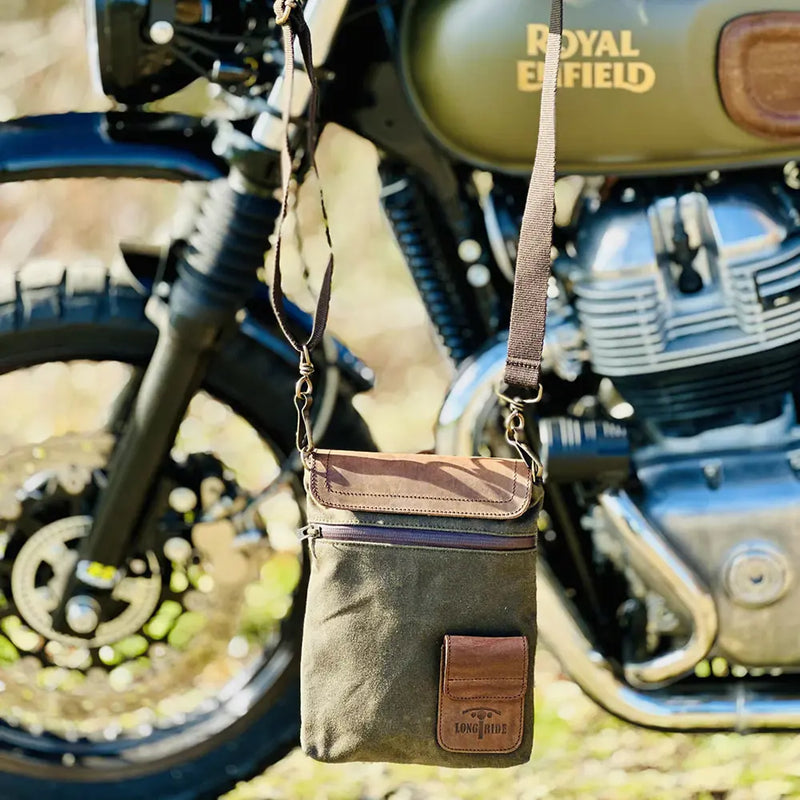 Longride Small Heritage Waxed Tankväska MC