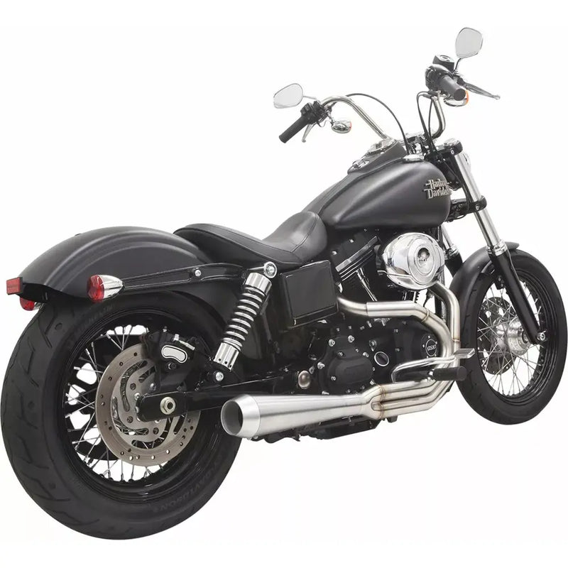 Bassani Road Rage III Rostfritt 2-till-1 Avgassystem till Harley