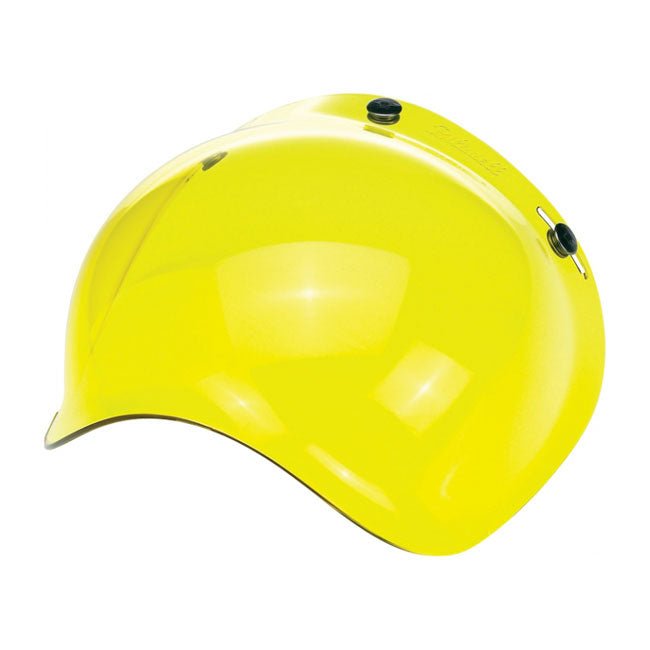 Biltwell Anti-Fog Bubble Visor for Open Helmets Yellow