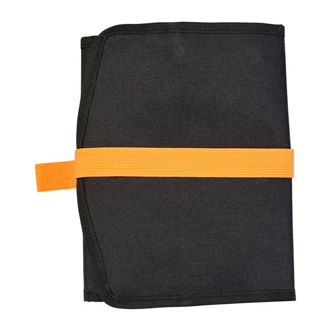 Biltwell EXFIL-0 2.0 Motorcycle Tool Roll Black / Orange  - Customhoj