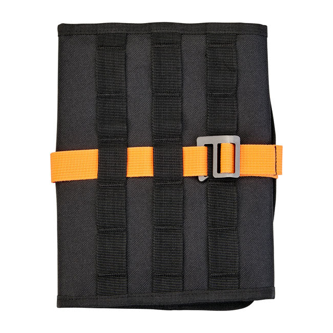 Biltwell EXFIL-0 2.0 Motorcycle Tool Roll Black / Orange  - Customhoj