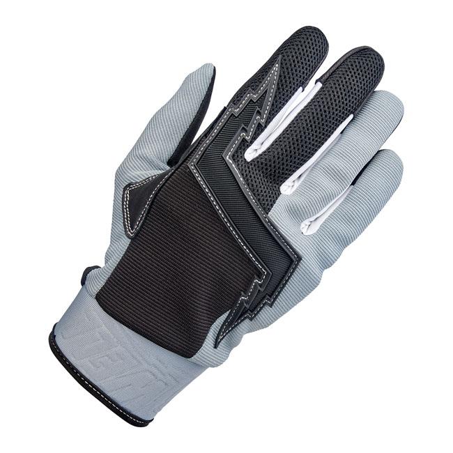 Biltwell Gloves Gray/Black / XS Biltwell Baja Motorcycle Gloves Customhoj