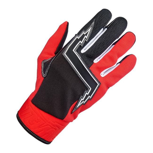 Biltwell Gloves Red/Black / XS Biltwell Baja Motorcycle Gloves Customhoj