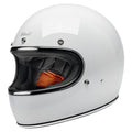 Biltwell Gringo Motorcycle Helmet Gloss White / XS (53-54cm)  - Customhoj