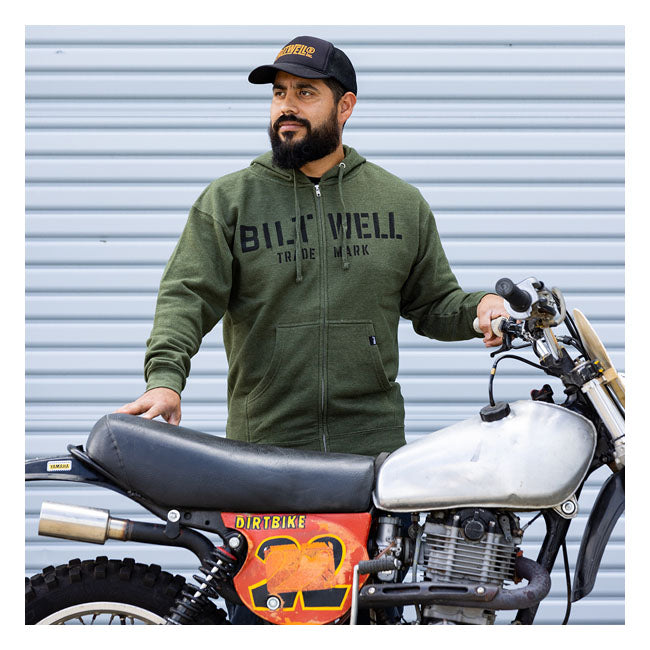 Biltwell Stencil Zip Hoodie